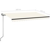Tenda na automatsko uvlačenje 450 x 350 cm krem | shoptok.hr