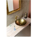Sapho Stakleni okrugao umivaonik u zlatnoj boji ø 42 cm Fianna – | shoptok.hr