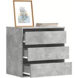  Kutni ladičar siva boja betona 60x41x58 cm konstruirano drvo | shoptok.hr