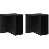  Konačna Stolić 2 pcs Crni hrast 37 x 32 x 40 cm | Shoptok.si