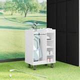 Golf ormar s kotačem Jednobojno Bijelo 65 x 45 x 98 cm | shoptok.hr