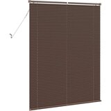  Venecijanska roleta Tamno smeđa s uzorkom 150 x 110 cm PVC - Tamno smeđa 110 x 150 cm | shoptok.hr
