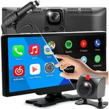  RETOO ER1078 1-DIN avtoradio 10,26", Brezžični Apple CarPlay in Android Auto, Bluetooth, Wi-Fi + 2 kameri u