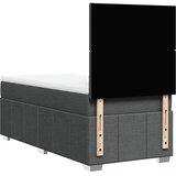  Krevet s oprugama i madracem tamnosivi 90 x 190 cm od tkanine | shoptok.hr