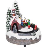 vidaXL božićna dekoracija za stol Šareni 16 x 16 x 19 cm Smola | shoptok.hr