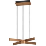 Eglo 901864 - led rgbw prigušiva luster na sajli folcino-z 2xLED/18W/230V bakarna/crna | Eponuda.com