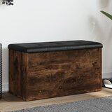  Klupa za pohranu boja hrasta 82x42x45 cm od konstruiranog drva | shoptok.hr