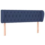 Maison Chic vzglavna omarica - nočna omarica - posteljna omarica z ušesi modro 163x23x78/88 cm blago, (21712967) Cene