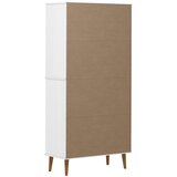  Regal za knjige MOLDE bijeli 85x35x170,5 cm od masivne borovine | Eponuda.com