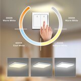  Brilagi - LED plafonsko svetlo POOL SQUARE LED/48W/230V 50x50 cm belo | Eponuda.com