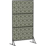  Zaslon za privatnost 100 x 50 x 180 cm Čelik Maslinastozelena | shoptok.hr