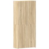 vidaXL Omara za čevlje Sonoma hrast 80x35,5x180 cm Inženirski les | Shoptok.si