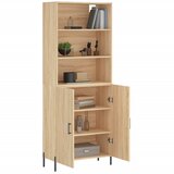  Visoka komoda hrasta sonome 69,5x34x180cm od konstruiranog drva | shoptok.hr