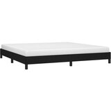  Posteljni okvir črn 200x200 cm blago, (20684997) | Shoptok.si