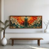 WALLXPERT FAH017-150 Multicolor Decorative Framed MDF Painting | Eponuda.com
