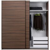 P & B OMARA Z DRSNIMI VRATI, barva oreha | Shoptok.si