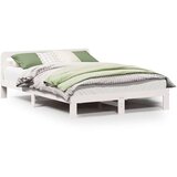 vidaXL Okvir kreveta bez madraca bijeli 120 x 190 cm masivna borovina | shoptok.hr
