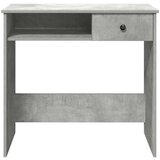 vidaXL Pisalna miza betonsko siva 80x40x75 cm iverna plošča | Shoptok.si