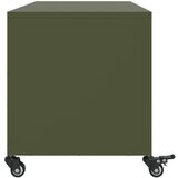 vidaXL TV omarica zelena 100,5x39x43,5 cm hladno valjano jeklo | Shoptok.si
