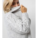 Pri Cardigan Long Chunky Braid Wool Sweater | shoptok.hr