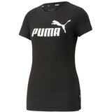 Puma ess slim logo tee ženska majica, crna 673697 Cene
