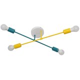  Plafonski luster CAMBRIDGE 4xE27/20W/230V plava/žuta | Eponuda.com
