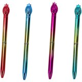 Pineapple Ballpoint Pen Shiny Gold Color Blue Refill 0.7mm Mix | shoptok.hr