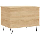 vidaXL Stolić za kavu boja hrasta 60 x 44 5 x 45 cm konstruirano drvo | shoptok.hr