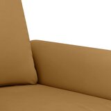  2-dijelni set sofa s jastucima smeđi baršunasti | shoptok.hr