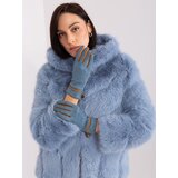 Wool Fashion Italia Gloves-AT-RK-238601.25P-Grey-Blue | Shoptok.si