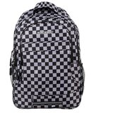 Kruzzel školski ruksak s torbom za tjelesni, crni karirani, 30 l, 50 cm | shoptok.hr