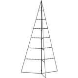  Metalno ukrasno božićno drvce crno 140 cm | shoptok.hr