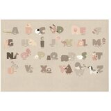  Plakat - Beige Alphabet 60x40 Bez okvira | shoptok.hr