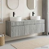  Set ormarića za kupaonicu 3 kom. Siva Sonoma 49 x 44,5 x 65 cm | shoptok.hr