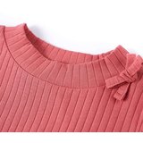  Dječja majica dugih rukava starinska ružičasta boja 128 | shoptok.hr