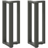  Noge za konzolni stol T-oblika 2 kom antracit 38x25x(72-73) cm čelik | shoptok.hr