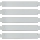 Set od 5 fleksibilnih ograda za travnjak pocinčani čelik 100 x 14 cm | shoptok.hr