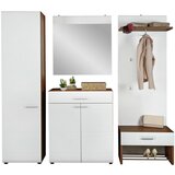 XORA OGLEDALO, 85/87/2 cm steklo, leseni material | Shoptok.si