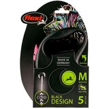 Povodac za pse Flexi BLACK DESIGN 5 m Roza Veličina XS | shoptok.hr