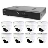Avtech Komplet kamer 1x NVR AVH1109 in 8x 2MPX Motorzoom IP Dome kamera DGM2443SVSE + 8x UTP kabel 1x RJ45 - 1x RJ45 Cat5e 15m!, (20653017) Cene
