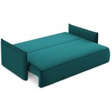 Makamii Tirkizna baršunasti sklopiva/s prostorom za odlaganje sofa 225 cm Hula – | shoptok.hr
