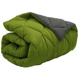  Zimska posteljnina Zelena in antracita 220 x 140 cm Mikrovlakna, (5000147204) | Shoptok.si