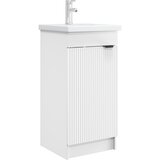 vidaXL Kopalniška omarica s pomivalnikom Bela 42 x 40 x 84,5 cm, (5000245542) | Shoptok.si