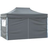 Šator za svadbe - šator za zabave Antracit 280 x 410 x 315 cm Oxford tkanina | shoptok.hr