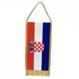 FOTEX Zastava Republike Hrvatske 24x12 cm, stolna, s resicama, svila | shoptok.hr