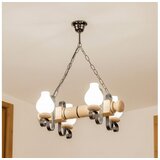 Brilagi Luster na lancu RUSTIC 4xE14/40W/230V hrast | Eponuda.com