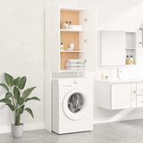 Ormarić za perilicu rublja bijeli 64 x 25,5 x 190 cm | shoptok.hr