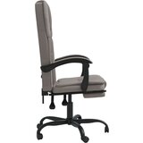  Uredski naslonjač od tkanine smeđesivi | shoptok.hr