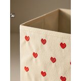 Sinsay Sklopiva košara za pohranu s uzorkom srca | shoptok.hr