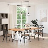  Noge jedilne mize V-oblika 3 kosi Bela 90x(72-73,3) cm Jeklo | Shoptok.si